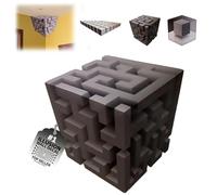 Impossible Corners Wall Art That Reshapes Reality, 3D Wall Art Optical Illusion Corner Wall Decal, Stereoscopic Cube Sticker, Removable Peel and Stick Graphic, Modern Home Decor(Pathless)