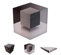 Impossible Corners - Wall Art That Reshapes Reality,3D Wall Art Optical Illusion Corner Walls Decal,3D Stereoscopic Cube Sticker,Large Removable Peel and Stick,Modern Home Decor(Cornered)