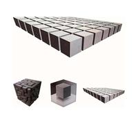 Impossible Corners - Wall Art That Reshapes Reality, Impossible Corners - 3D Wall Art Optical Illusion Wall Decal, 3D Stereoscopic Cube Sticker, Removable Peel and Stick Graphic Wall Art (Style-C)