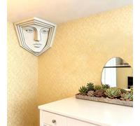 Impossible Corners - Wall Art That Reshapes Reality, Removable 3D Optical Wall Art Illusion Corner Wall Decal Sticker Peel and Stick Graphic Walls Arts for Living Room Office