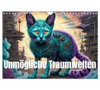 impossible dream worlds UK-Version (Wall Calendar 2026 DIN A4 Landscape), CALVENDO 12 Month Wall Calendar