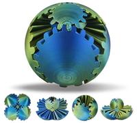 Impossible Gearsphere Age 3+, 3D Printed Gear Sphere - The Steampunk Whirling Wonder Fidget Gear Ball, Gearsphere Cube Fidget Toy for Office and Home, Stress Relief Cool Stuff Toys Gift for Kids Adult