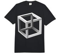 Impossible Geometric Cube Art Unusual Geometry Comfort Colors Adult Heavyweight T-Shirt