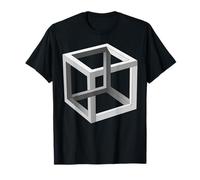 Impossible Geometric Cube Art Unusual Geometry T-Shirt