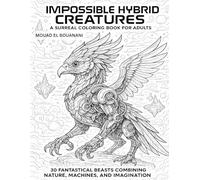 Impossible Hybrid Creatures - A Surreal Coloring Book for Adults: 30 Fantastical Beasts Combining Nature, Machines, and Imagination