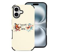 Impossible Is A... Math Cell Phone Case Compatible with iPhone 16/16 Plus/16 Pro/16 Pro Max Leather Protective Shell