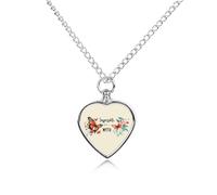 Impossible Is A... Math Custom Dog Urns Alloy Pet Ashes Jewelry Pets Cremation Pendant Necklace for Men Women Keepsake