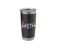 Impossible is a... Myth Hibiscus and Butterfly Stainless Steel Insulated Tumbler