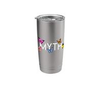 Impossible is a... Myth Hibiscus and Butterfly Stainless Steel Insulated Tumbler