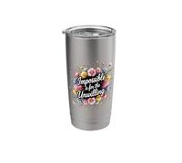 Impossible is for The Unwilling Resilient Motivation Stainless Steel Insulated Tumbler