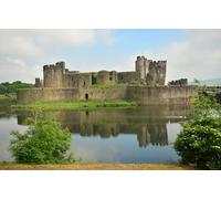 Impossible Puzzle-1000 Pieces, Castles Ruins United Kingdom 52x38cm