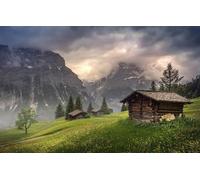 Impossible Puzzle-1000 Pieces, Multi-Colour, Switzerland, Cloud, In The Canton Of Bern 70x50CM