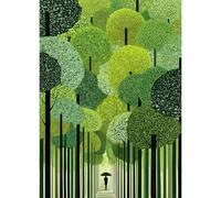 Impossible Puzzle for Adults 1000 Piece, PICKFORU Verdant Path Jigsaw Puzzle Nature Plant, Forest Puzzle Landscape Scenic Tree
