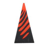 Impossible Pyramid Passthrough Anxiety Relief Multifunctional Desk Toy Stress Reliving 3D Printed Spiral Cone for Work Study (Red Black)