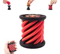 Impossible Pyramid Passthrough Sculpture,3d Pyramid Passthrough Sculpture,spiral Pyramid Sculpture,3D Impossible Pyramid Pass Through Anxiety Relief Toy,Combination Rotating Pyramid for Desktop Gift