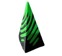 Impossible Pyramid Passthrough Sculpture, Pass Through Pyramid Fidget Toy, 3D Printed Spiral Cone Toy, Small Vortex Thread Illusion, Pyramid Passthrough Sculpture, Desktop Decor