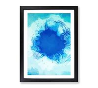 Impossible View In Abstract Modern Framed Print | A3 Black Framed Wall Art | Ready to Hang | Abstract Fantasy Picture | Living Room Bedroom Lounge Office