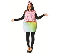 Imposta Costume - Ultimate Cupcake Costume - Adult One Size | Dessert-themed pull-on tunic with colourful cupcake styling for men, women, parties, Halloween and food themes