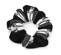 Imposter Penguin Cat Hair Scrunchies for Women Elastic Hair Bands Soft Hair Ties for Styling Gift Christmas Valentine's Day