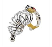 Impound Corkscrew Male Chastity Device with Penis Plug