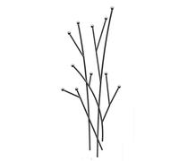 IMPREC Modern Metal Coat Hanger, Free-standing Hanger Floor Hanger Holder Suitable For Bedrooms Offices Corridors Hanging Wall Decorations For The Home (Color : Noir)