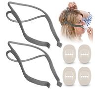 IMPRESA [2 Straps and 4 Clips] Headgear for ResMed Airfit P10 Nasal Pillow CPAP Mask