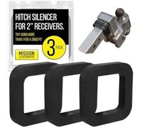 Impresa 3 Pack - 2 Inch Hitch Receiver Silencer Pad for Adjustable Ball Mounts - Reduce Rattle, Eliminate Noise and Provide Cushion Between receivers and Tow hitches