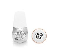 Impress Art Metal Punch Stamp 'Floral Swirl' 6mm (1/4 Inch) Design
