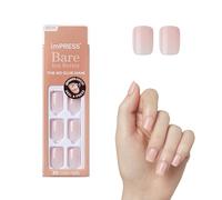 imPRESS Color Bare but Better Press-On Nails, No Glue, Pink, Short Square, 33 Ct.