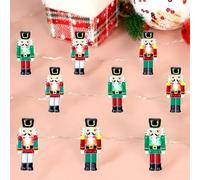 Impress Life Christmas Decor Nutcracker String Lights: 10FT 40 LED Holiday Lights, Indoor USB & Battery Powered with Dimmable Remote Timer for Xmas Holiday Party Décor
