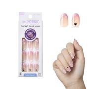 imPRESS Modern French Press-On Nails, No Glue Needed, Pink Tips, Short Oval, 33 Ct.