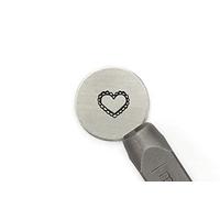 ImpressArt Signature Lace Heart Design Stamp 6mm