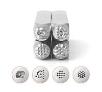 ImpressArt Texture Series 2 Design Stamp Set 6mm Pack of 4