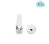 ImpressArt- Whimsy Heart Design Stamp, 3mm