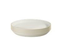 Impression Cream Dinner Plate - Set Of 4 -