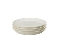Impression Cream Medium Plates - Set Of 4 -
