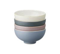 Impression Mixed Set Of 4 Rice Bowls (D2c) -