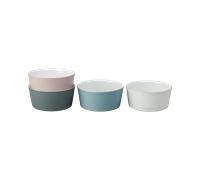 Impression Mixed Straight Rice Bowls - Set Of 4 -