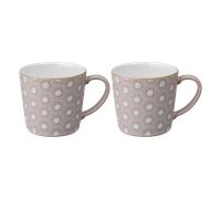 Impression Pink Set Of 2 Accent Large Mugs -