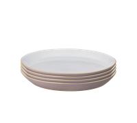 Impression Pink Set Of 4 Medium Plates -