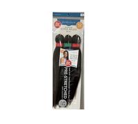 Impression Pre-Stretched Super Braid 52 Inches Bulk Hair, 3x Bundle Pack, Kanekalon, Tangle-Free, Hot Water Set (4)