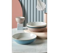 Impression Set of 4 Pasta Bowls Denby Blue One Size