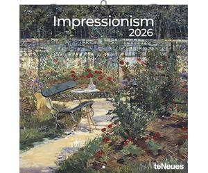 Impressionism 2026 - Wand-Kalender - Borschüren-Kalender - 30x30 - 30x60 geöffnet - Kunst-Kalender: Masterpieces