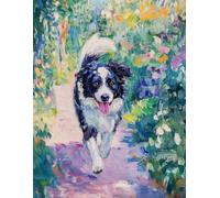 Impressionist Dogs: Border Collie: A Fine Art Notebook for Everyday Inspiration