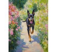 Impressionist Dogs: Doberman Pinscher: A Fine Art Notebook for Everyday Inspiration Paperback
