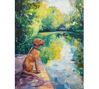 Impressionist Dogs: Vizsla: A Fine Art Notebook for Everyday Inspiration