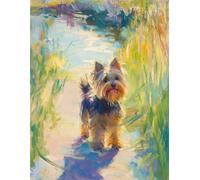 Impressionist Dogs: Yorkshire Terrier: A Fine Art Notebook for Everyday Inspiration