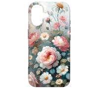 Impressionist Rose Daisy Farm Garden Flower Painting Art Case for iPhone 17