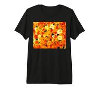 Impressionist Style Floral Art Marigold Flower Artist Premium T-Shirt