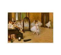 Impressionist The Dancing Class by Edgar Degas Wall Art Print - Ballerinas And Violinist Scene Reproduction Unframe 12x18inch(30x45cm)
